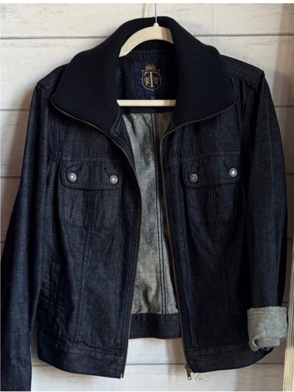 Talbots Dark blue denim Jacket